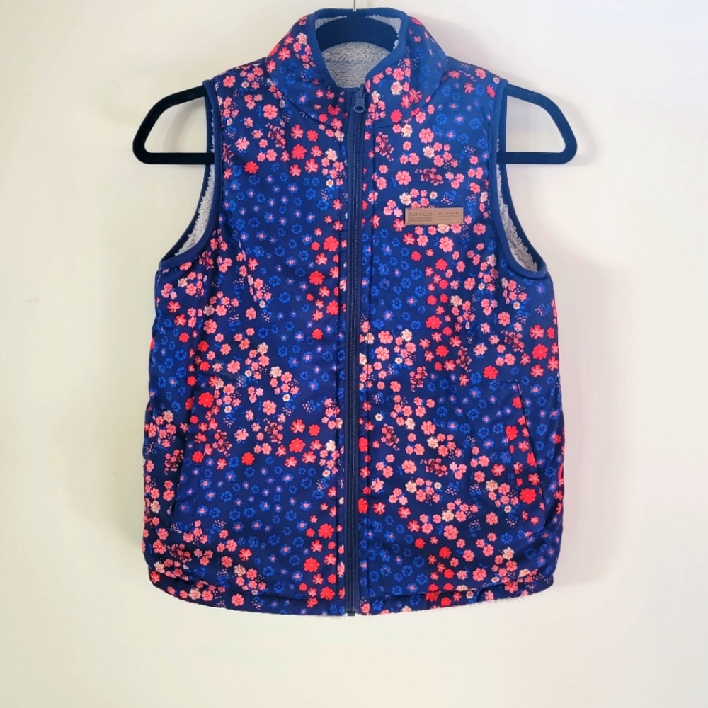 BUFFALO | Reversible girl's vest Floral Print Size Medium